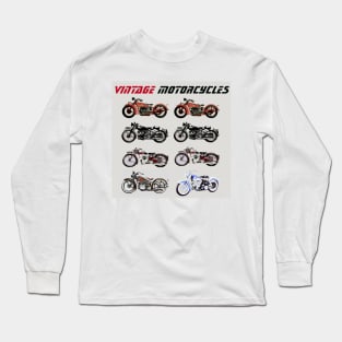 CLASSIC VINTAGE MOTORCYCLES Long Sleeve T-Shirt